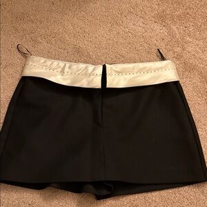 Zara Elegant Black and White Women's Shorts